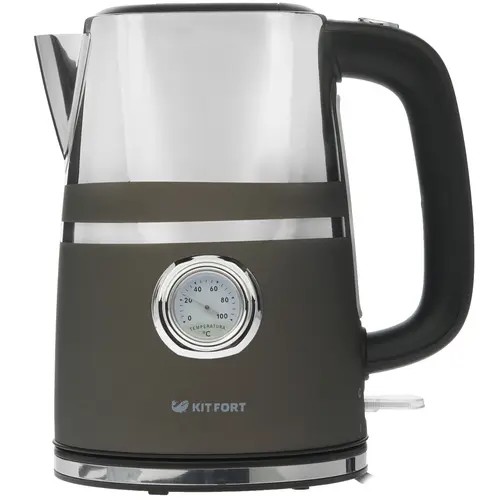 Чайник электрический KITFORT КТ-670-1, 2200Вт, графит