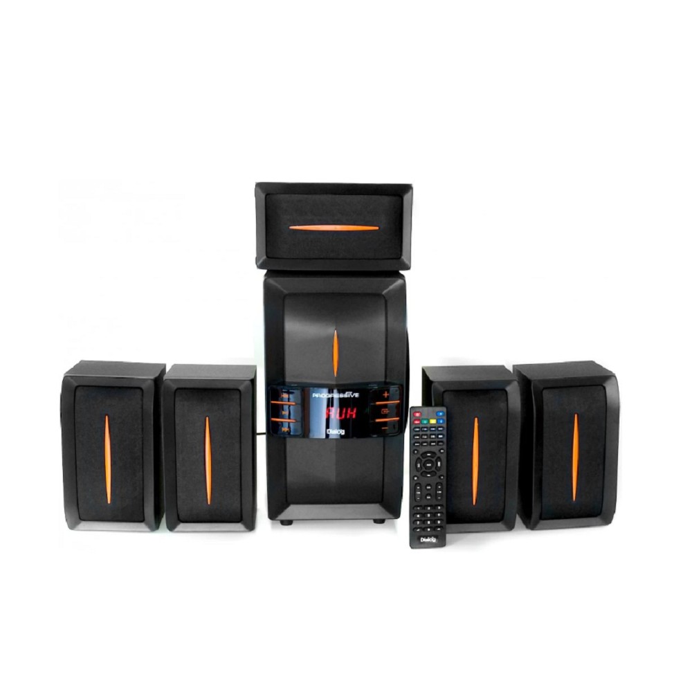 Dialog Progressive AP-540 BLACK {акустические колонки 5.1, 40W+5*12W RMS,  USB+SD reader}