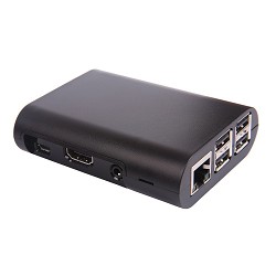 Raspberry 41433 Корпус PI 3/PI 2 model B/ model B+ (Black) овальный, на винтах (41433)