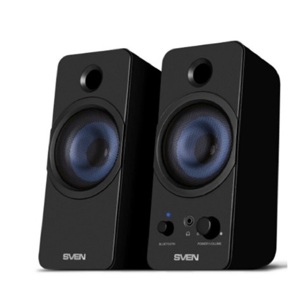 АС SVEN 431, чёрный, USB, акустическая система 2.0, мощность 2x3 Вт(RMS), Bluetooth