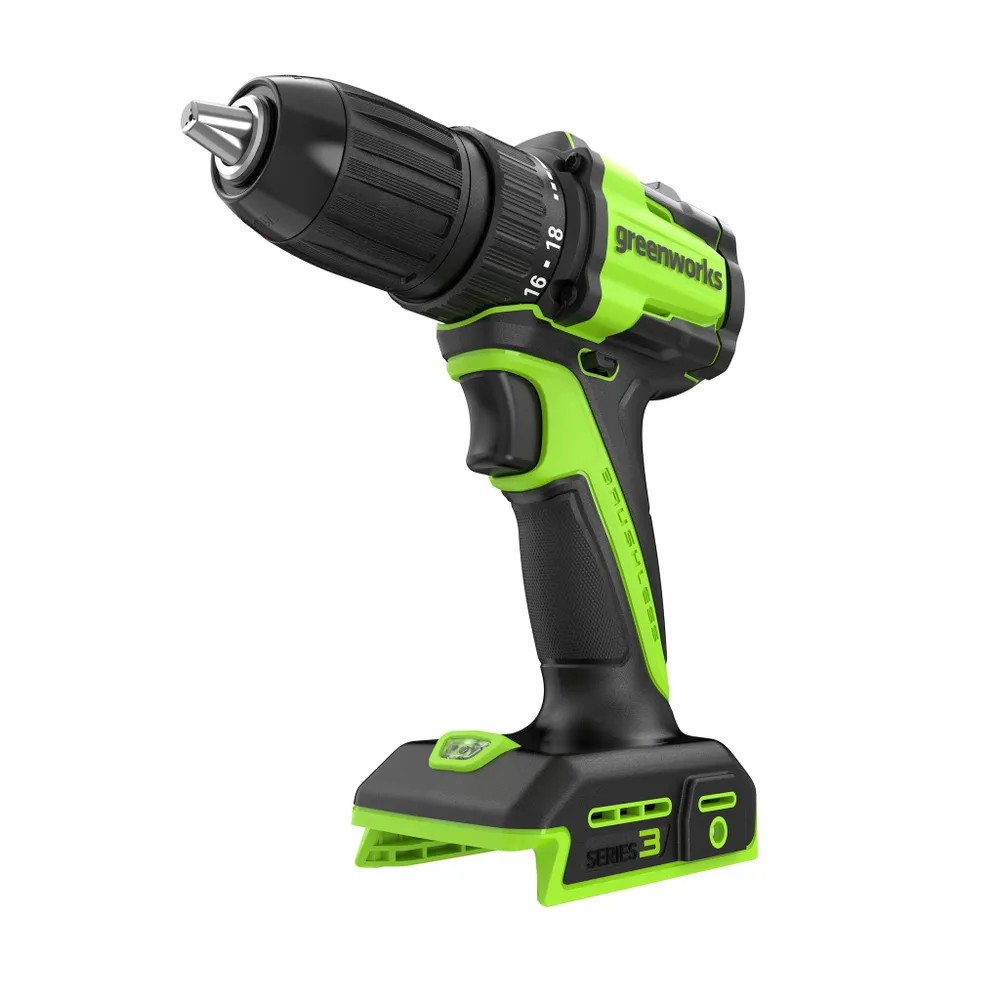 Greenworks DD345, 24V, Дрель-шуруповерт аккумуляторная, бесщеточная, без АКБ и ЗУ  [3708307]