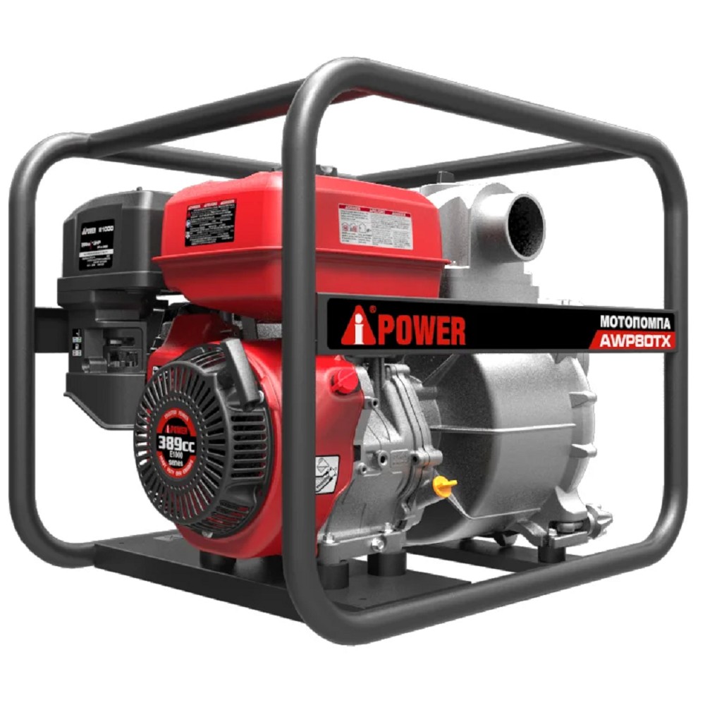 A-ipower мотопомпа бензиновая для сильно загрязненной воды AWP80TX [30331]