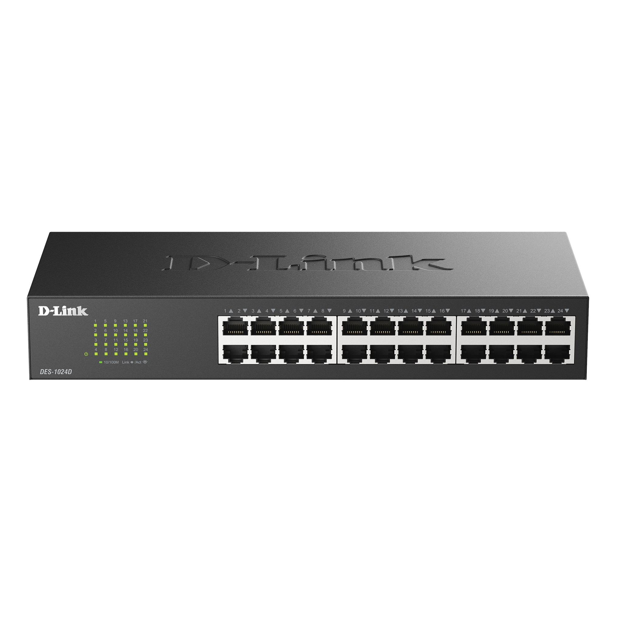 D-Link DES-1024D/H2A Неуправляемый коммутатор с 24 портами 10/100Base-TX