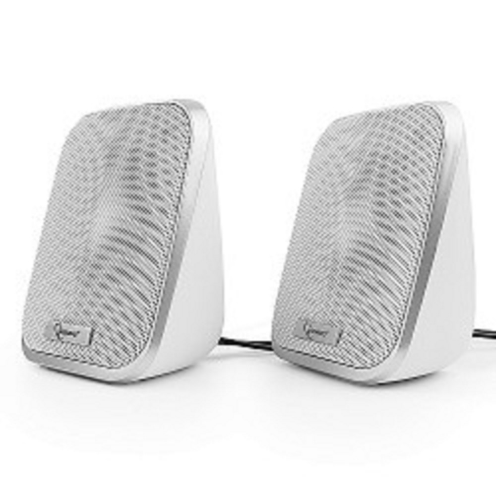 Повреждение упаковки Акустич. система 2.0 Gembird SPK-100-W, белый, 6 Вт, регулятор громкости, USB-питание					
