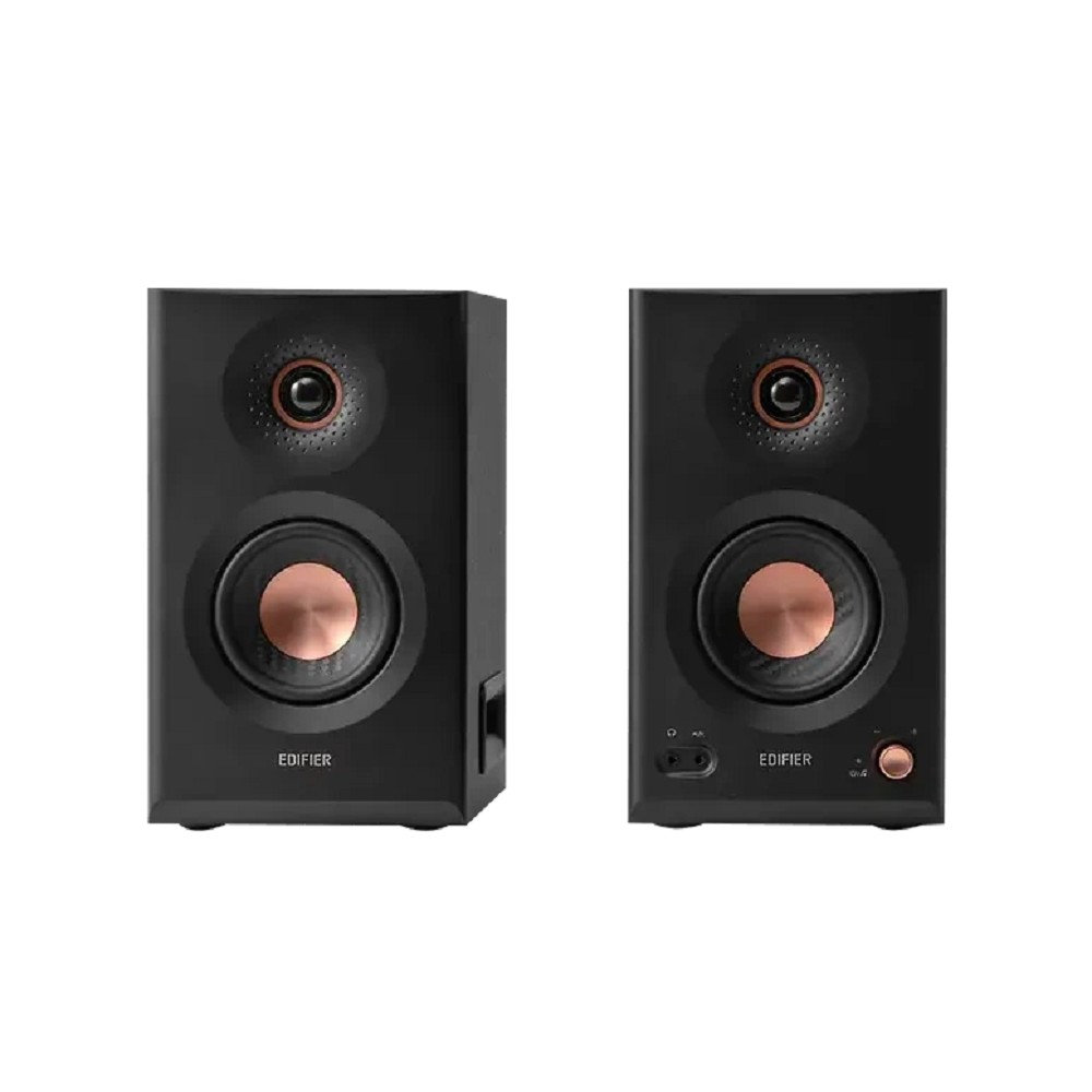 Edifier MR5 Black {10 Вт x 2 + 15 Вт x 2 + 30 Вт x 2 (110 Вт); 46 Гц - 40 кГц; входы: XLR, TRS, RCA, AUX; Bluetooth V6.0; Сертификация Hi-Res Audio и Hi-Res Audio Wireless}