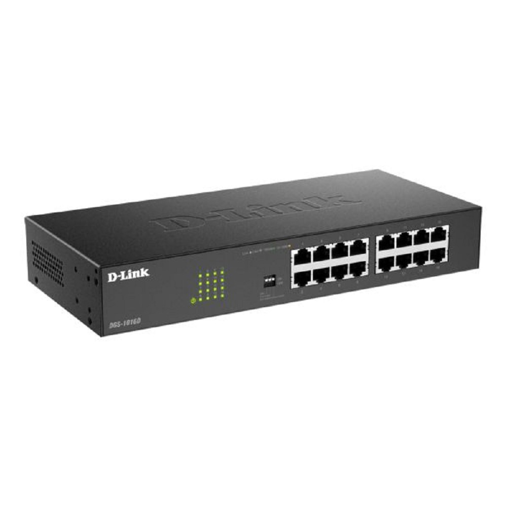 Повреждение упаковки D-Link DGS-1016D/J1A Неуправляемый коммутатор с 16 портами 10/100/1000Base-T
