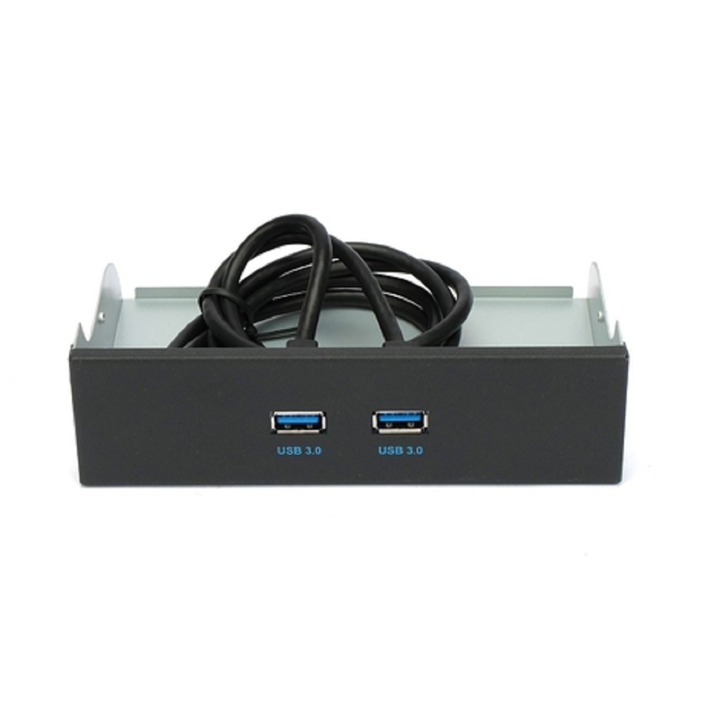 Gembird Планка USB 3.0 на переднюю панель 5.25", 2 порта USB (FP5.25-USB3-2A)
