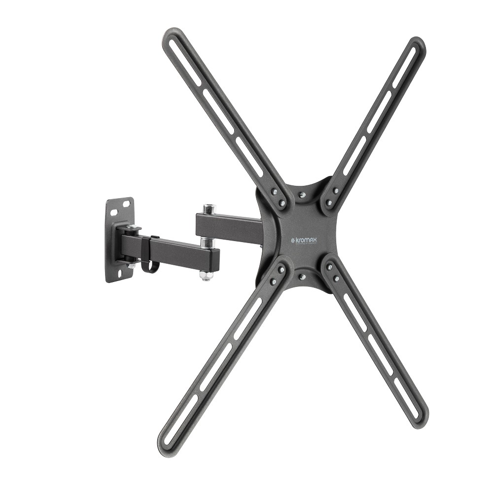 Kromax CORBEL-7 черный 22"-65" макс.30кг настенный поворот и наклон
