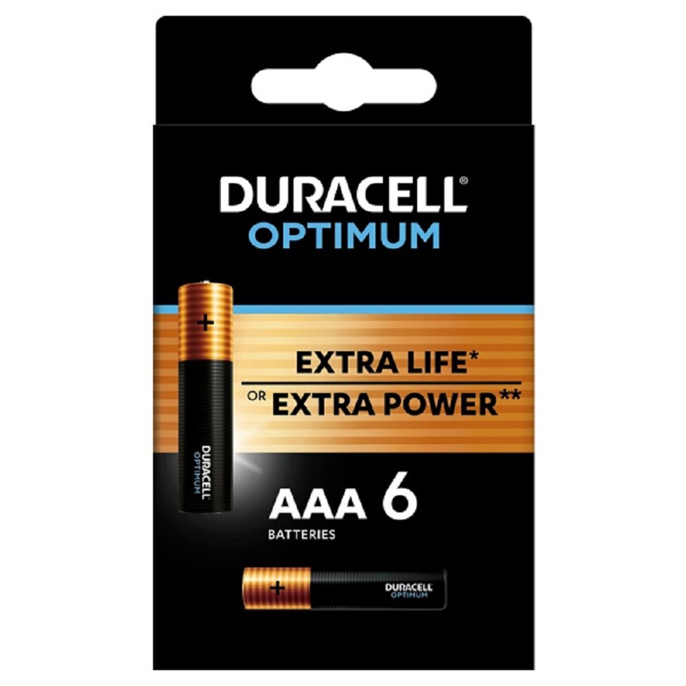 Duracell LR03/6BL OPTIMUM (6 шт. в уп-ке)