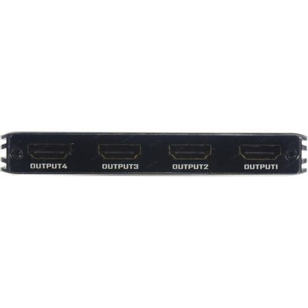 ORIENT HSP0104H8L-2.1, HDMI разветвитель 1->4, UHD 8K/60Hz, 4K/120Hz, HDR10+, HDMI 2.1, 48 Гбит/с, HDCP 2.3, EDID управление, внешний БП, метал..корпус (33323)