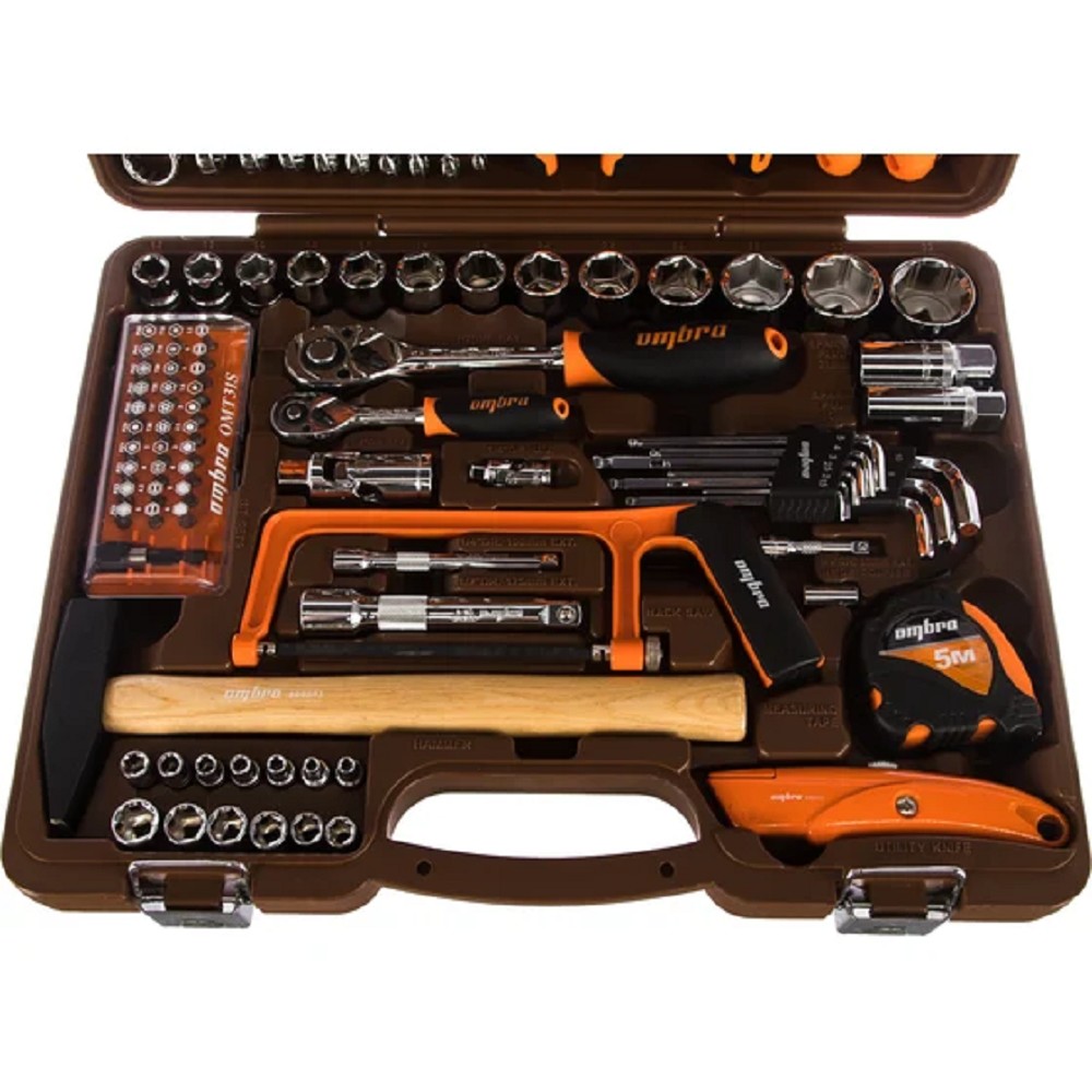 Ombra OMT101S Набор инструмента универсальный 1/4", 1/2"DR, 101 предмет