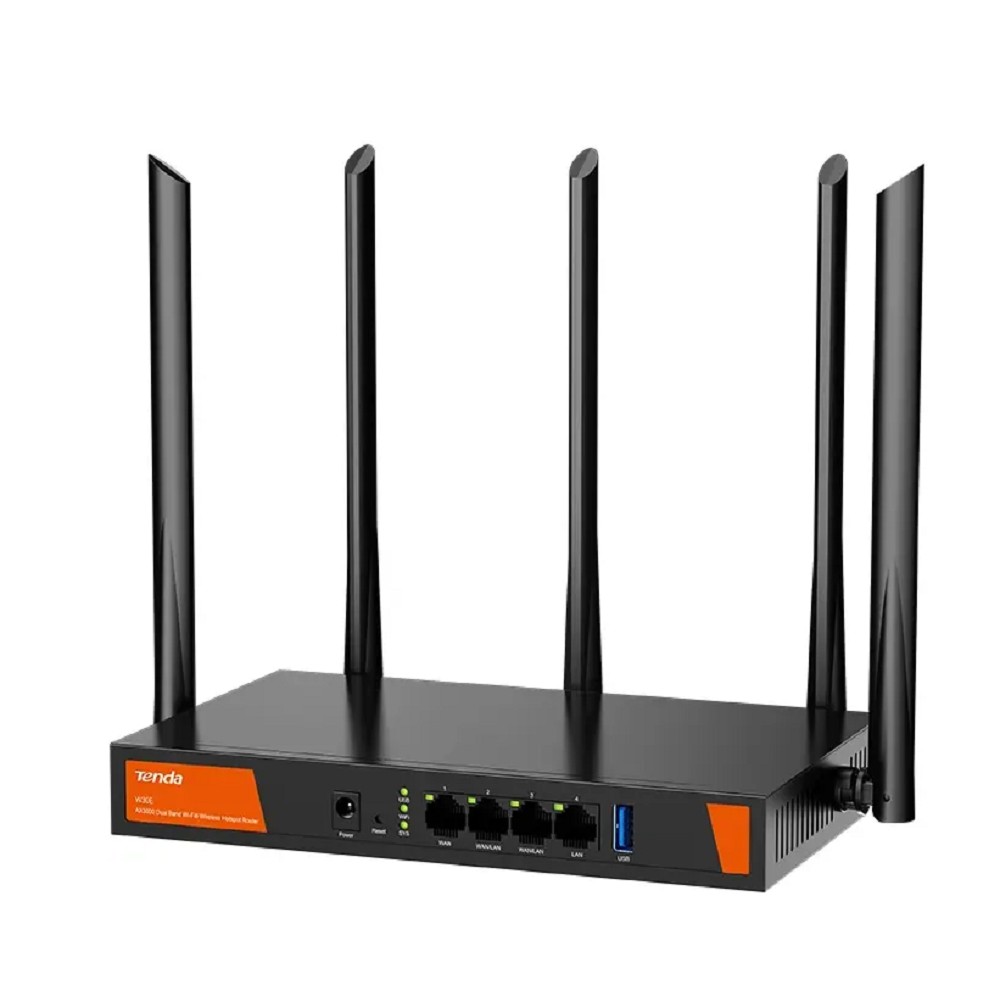 Повреждение упаковки TENDA W30E AX3000 Двухдиапазонный гигабитный  Wi-Fi 6 Роутер 4*GE(1~3 WAN/ 1~3 LAN)