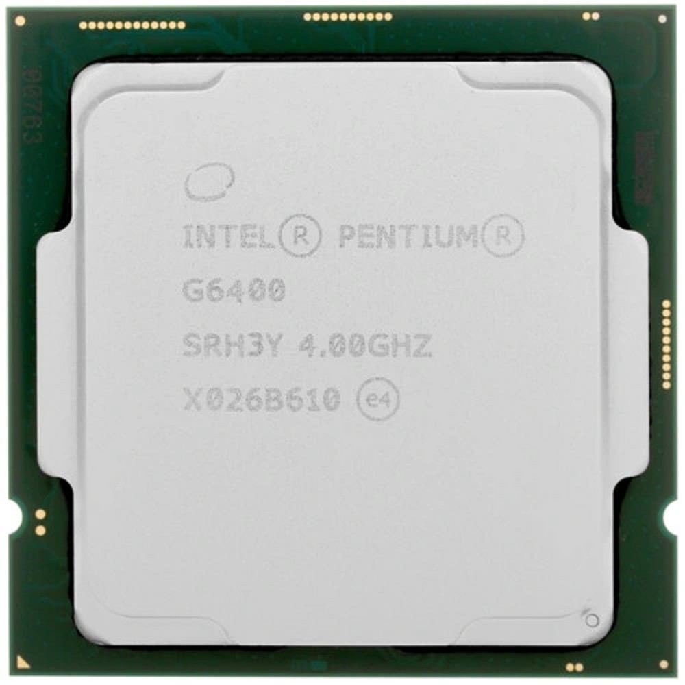 CPU Intel Pentium Gold G6400 Comet Lake OEM {4.0ГГц, 4МБ, Socket1200}