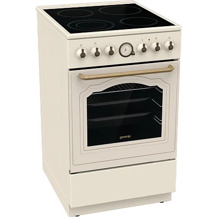 Электрическая плита Gorenje GECS5B70CLI,  стеклокерамика,  без крышки,  бежевый