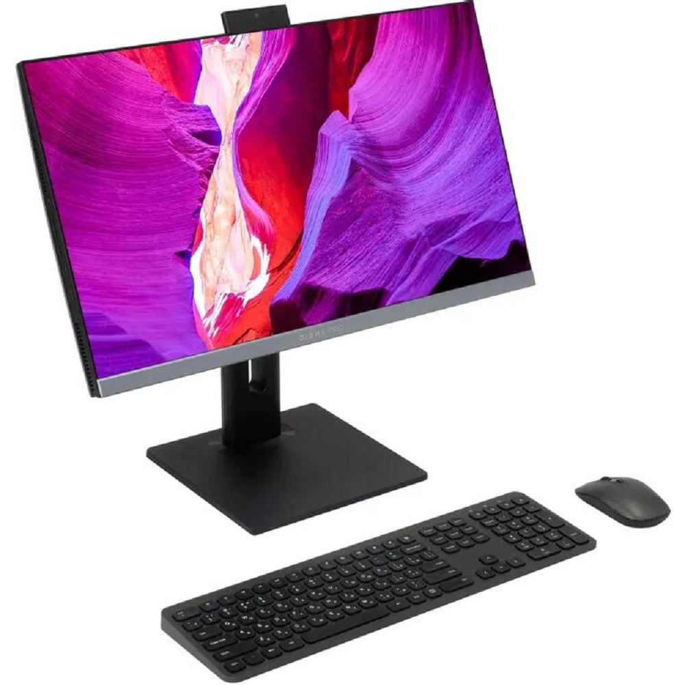 Digma Pro Unity [DM23P3-8CXU01] Grey/Black 23.8" {Full HD i3 1215U/ 8Gb/ SSD256Gb/ UHDG/Ubuntu/km}