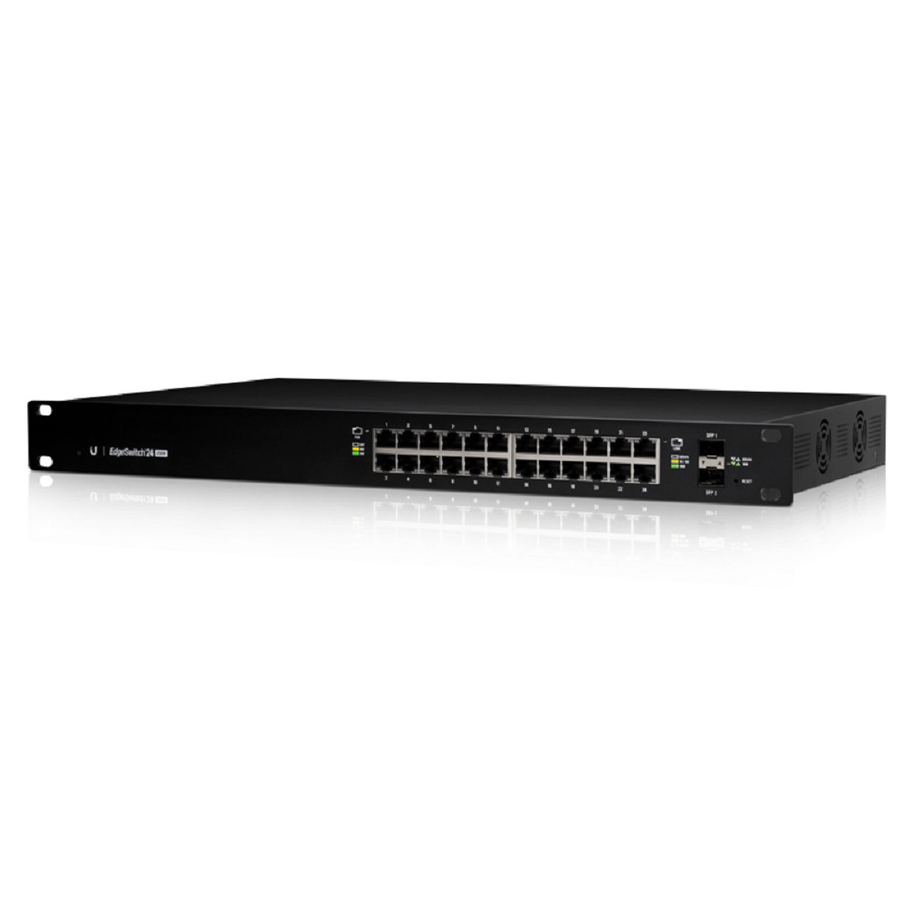 UBIQUITI ES-24-250W 24 портовый коммутатор с раздачей 24 В или 48 В на всех портах, 250Вт