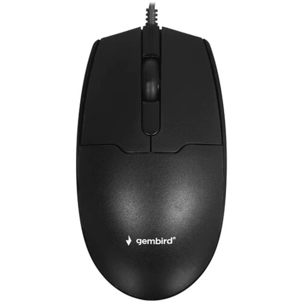 Gembird MOP-425 {Мышь, USB, черный, 2кн.+колесо-кнопка, 1000 DPI, кабель 1.8м} [MOP-425]
