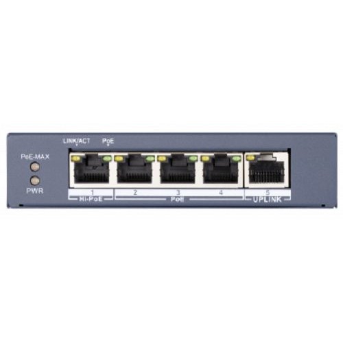 HIKVISION DS-3E0505HP-E 3 RJ45 1000M PoE с грозозащитой 6кВ