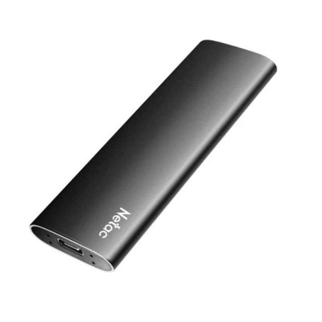 Netac Portable SSD 2TB Z SLIM Black USB 3.2 Gen 2 Type-C External, NT01ZSLIM-002T-32BK
