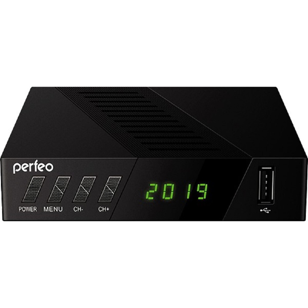 Повреждение упаковки Perfeo DVB-T2/C приставка "STREAM-2" для  цифр.TV, Wi-Fi, IPTV, HDMI, 2 USB, DolbyDigital, пульт ДУ [PF_A4488 ]