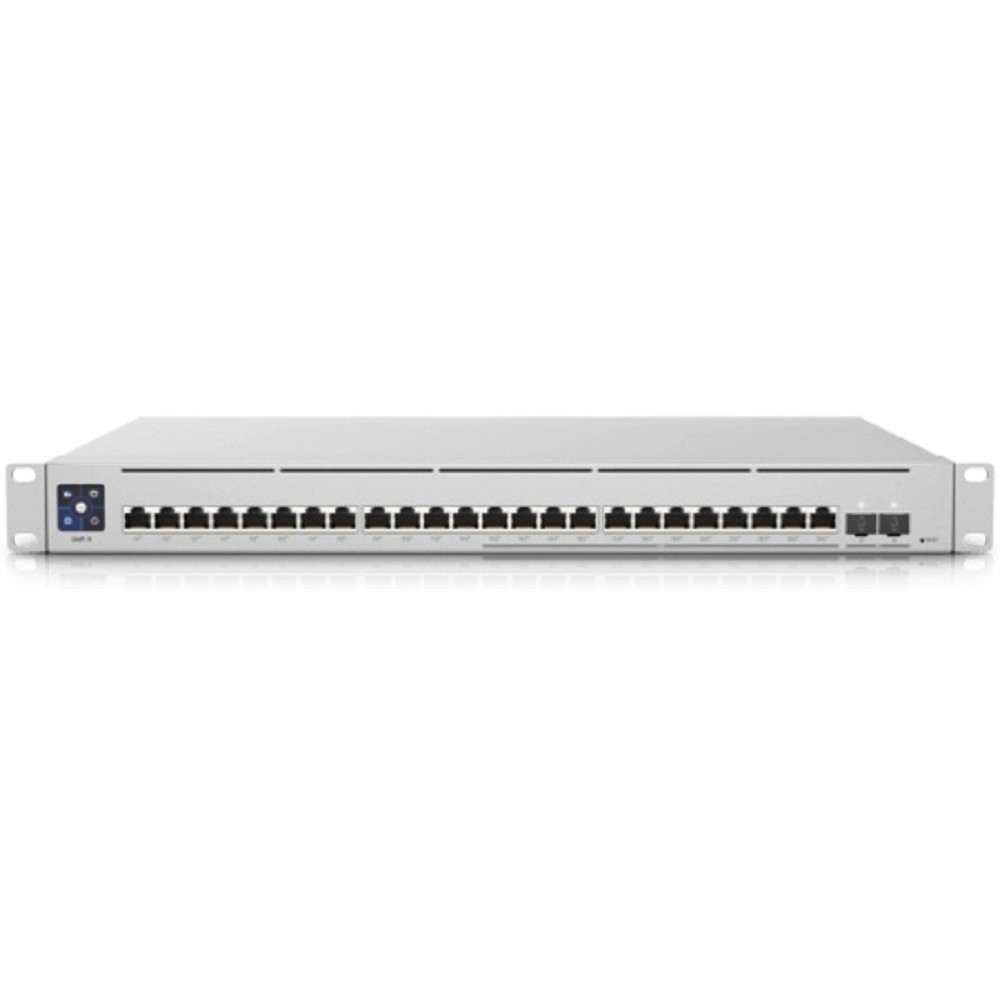 UBIQUITI USW-Enterprise-24-PoE PoE-коммутатор в стойку, 12х 2.5G RJ45, 12х 1G RJ45, 2х 10G SFP+, раздача 400 Вт
