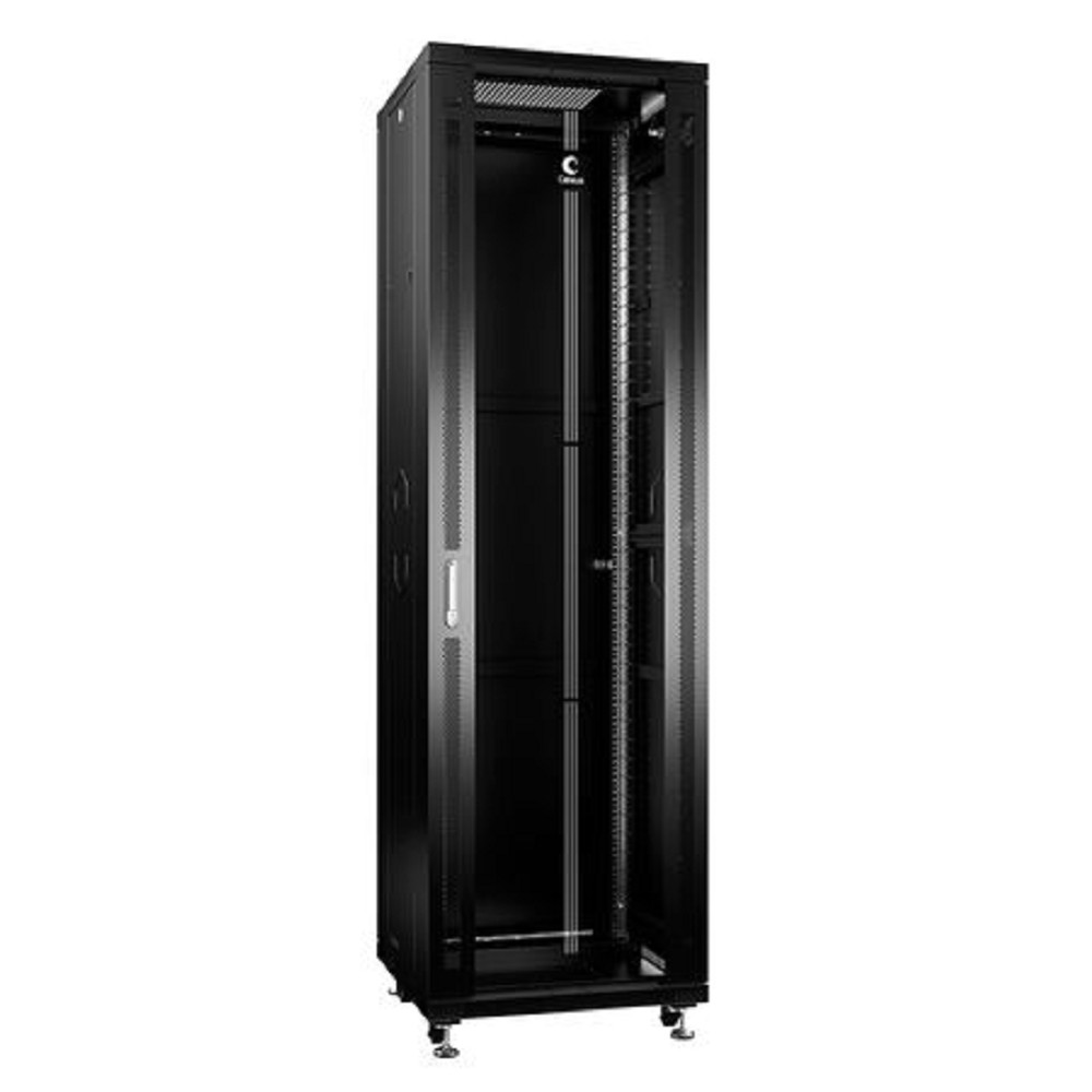 Cabeus SH-05C-42U60/100-BK Шкаф монтажный телекоммуникационный 19" напольный для серверного оборудования 42U Cabeus SH-05C-42U60/100-BK
