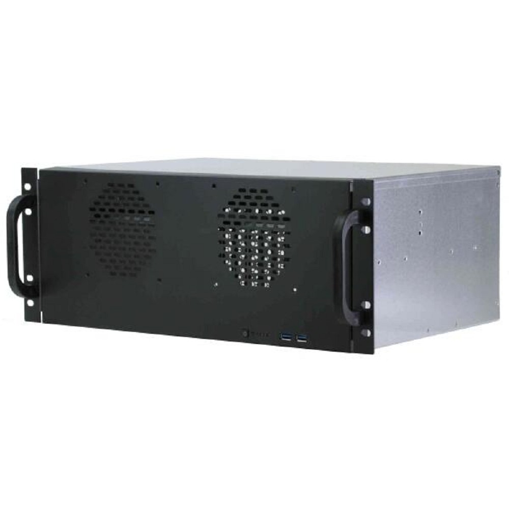 Procase 4U300-08 Корпус 4U server case,8HDD,черный,без блока питания PS/2 ATX,глубина 300мм, MB ATX 12"x9.6"