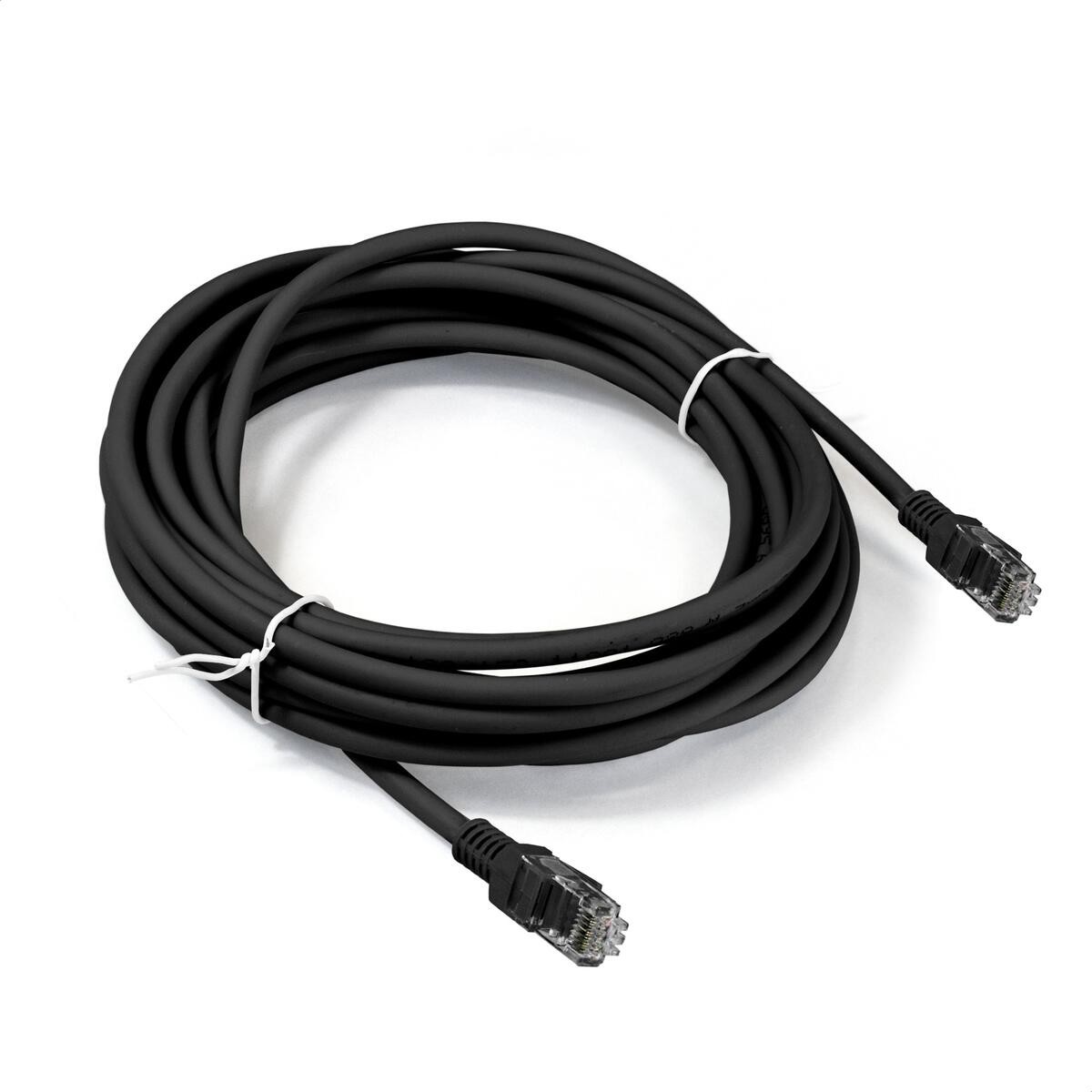 Exegate EX300502RUS Патч-корд медный ExeGate UTP-RJ45-RJ45-5e-CU-10M-BK, UTP, cat.5e, 10м, черный
