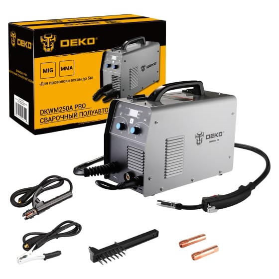 Сварочный полуавтомат Deko DKWM250A PRO 051-4687