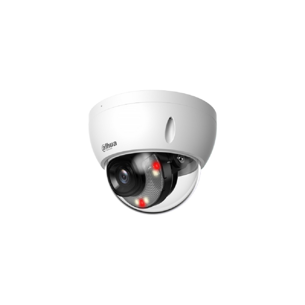 DAHUA DH-IPC-HDBW2849EP-S-IL-0360B Уличная купольная IP-видеокамера SmartDualLight 8Мп, 1/2.7” CMOS, объектив 3.6мм, видеоаналитика, микрофон, ИК 30м, LED 30м, P67, IK10, металл
