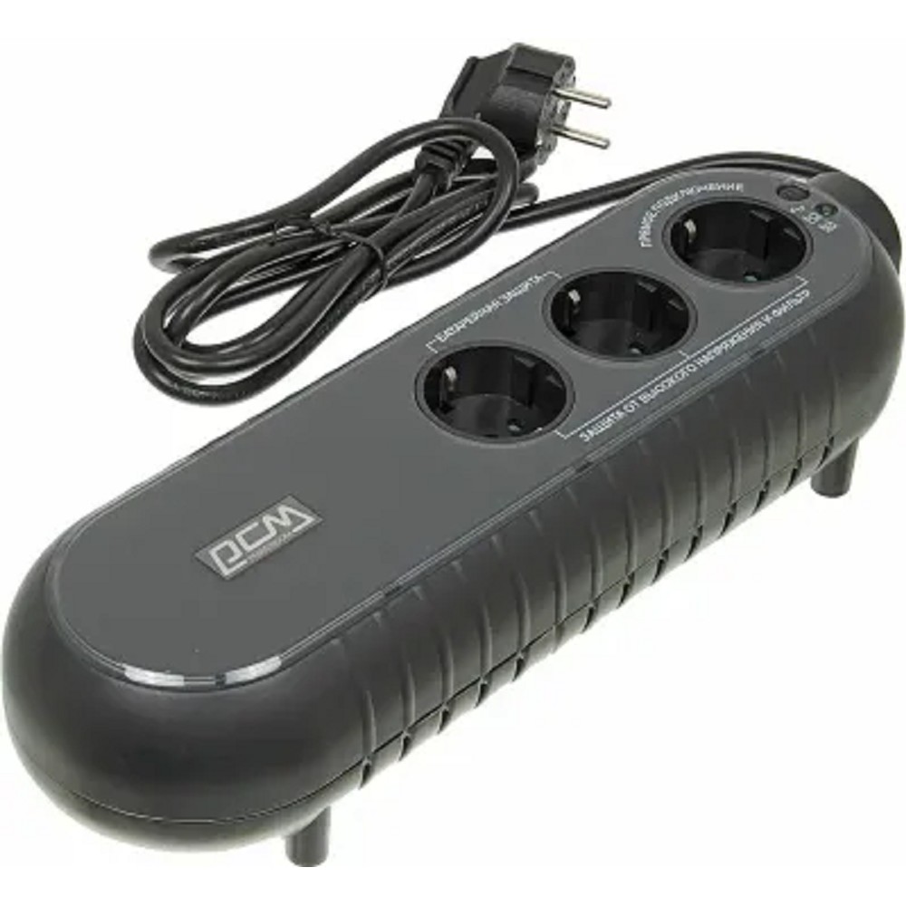 PowerCom WOW-300(A) ИБП {OffLine, 300VA/165W, Tower, 3xEURO} (41484)