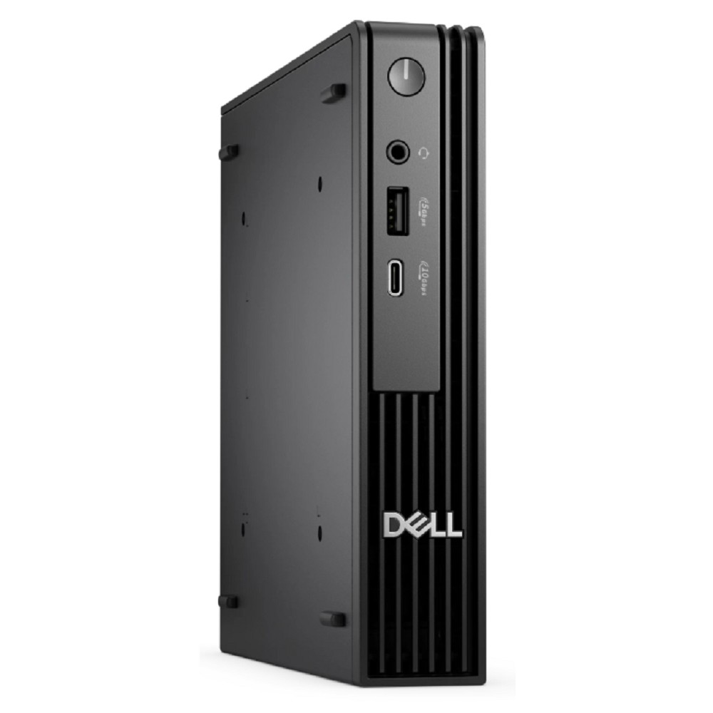 Dell Pro Micro QCM1250 [DPM -3860] Black  Micro {i3-14100T/8Gb/SSD512Gb UHDG/W11Pro/m/kb}
