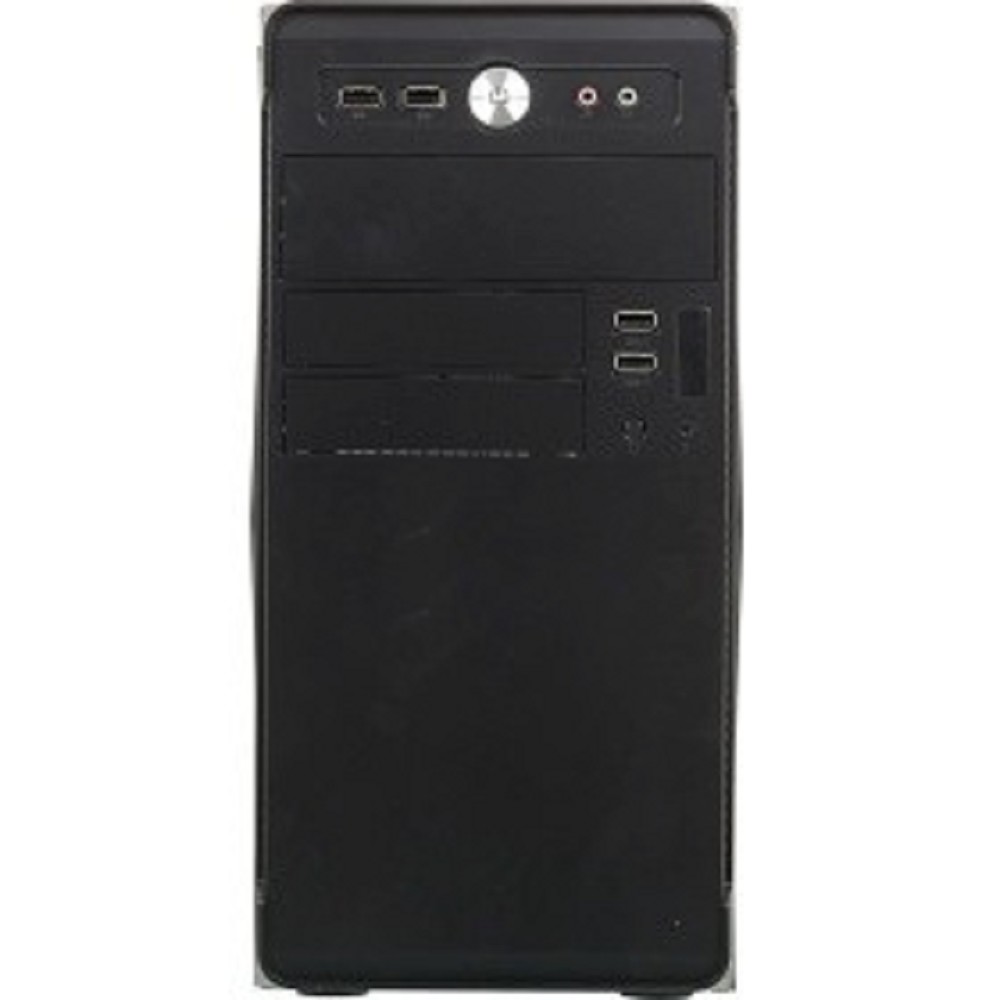Accord ACC-B022 черный без БП mATX 1x80mm 1x92mm 2x120mm 4xUSB2.0 audio