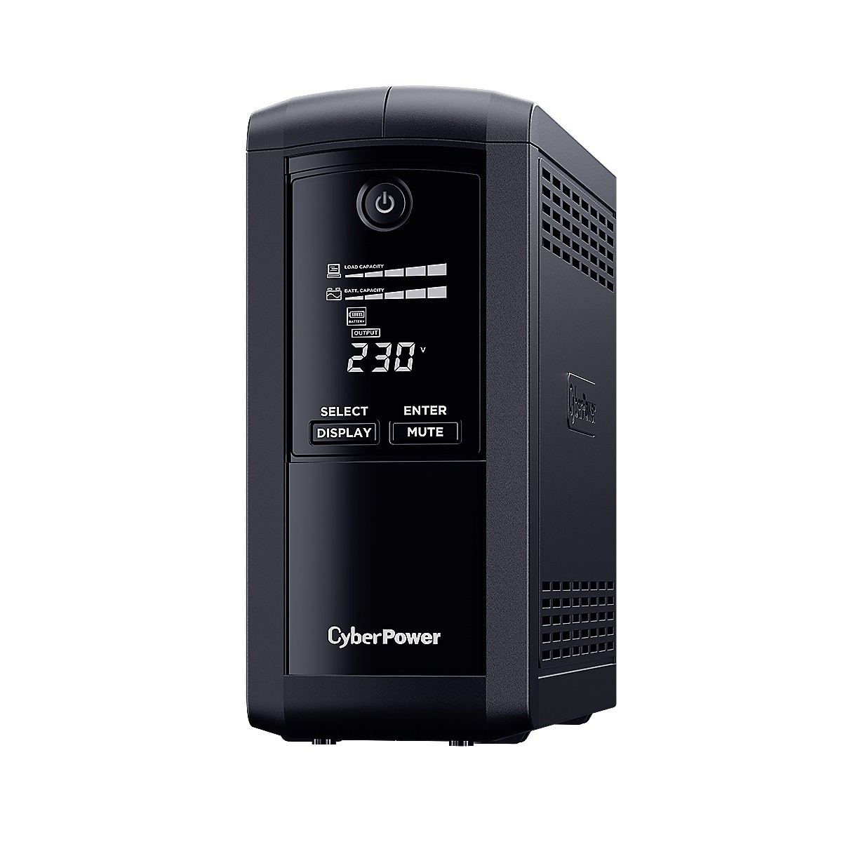 ИБП CyberPower VP700ELCD {Line-Interactive, Tower, 700VA/390W USB/RS-232/RJ11/45  (4 EURO), 12В/7 Ач х 1}