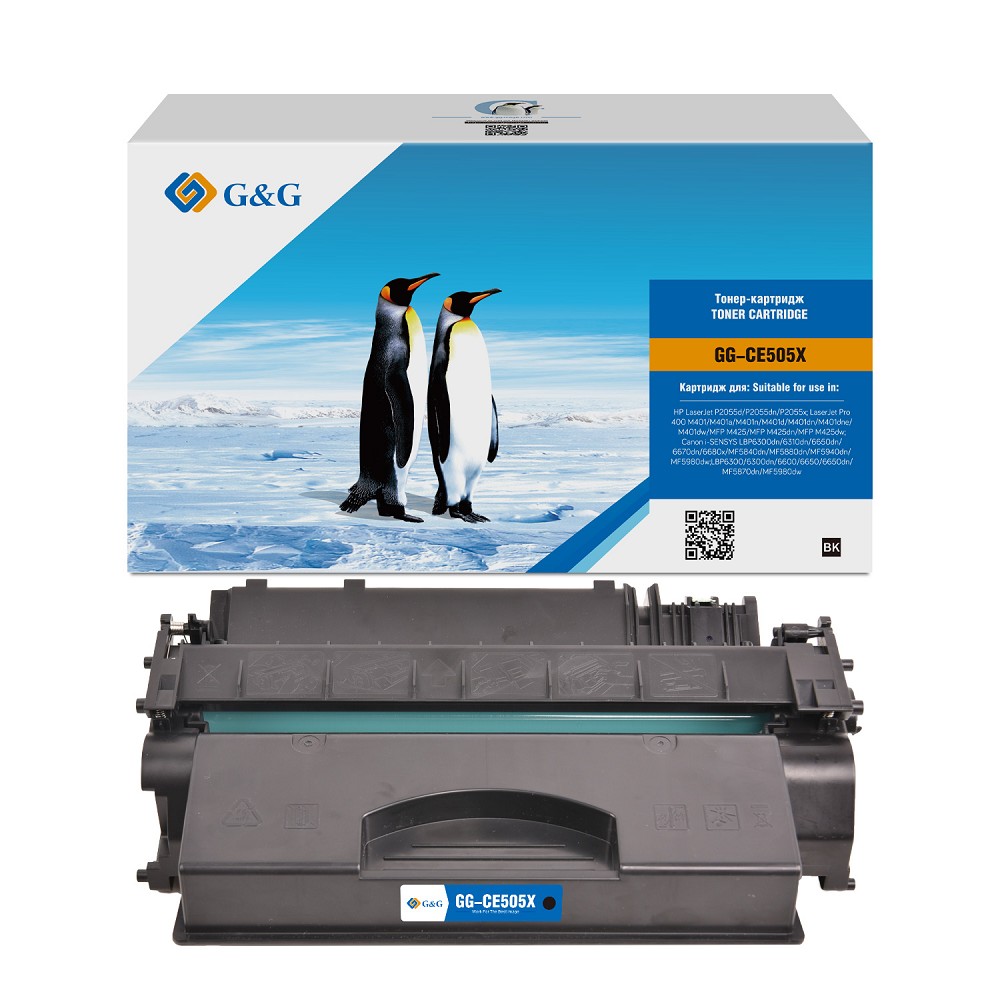 Картридж G&amp;G,GG-CE505X  аналог HP CE505X/CF280X/ Canon 719H 6.5k с чипом