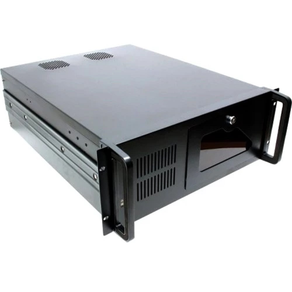 Procase B430L-B-0 черный {4U глубина 540мм, внешн 3x5.25, внутр 8xHDD, MB 12"x13",без Б/П PS2}