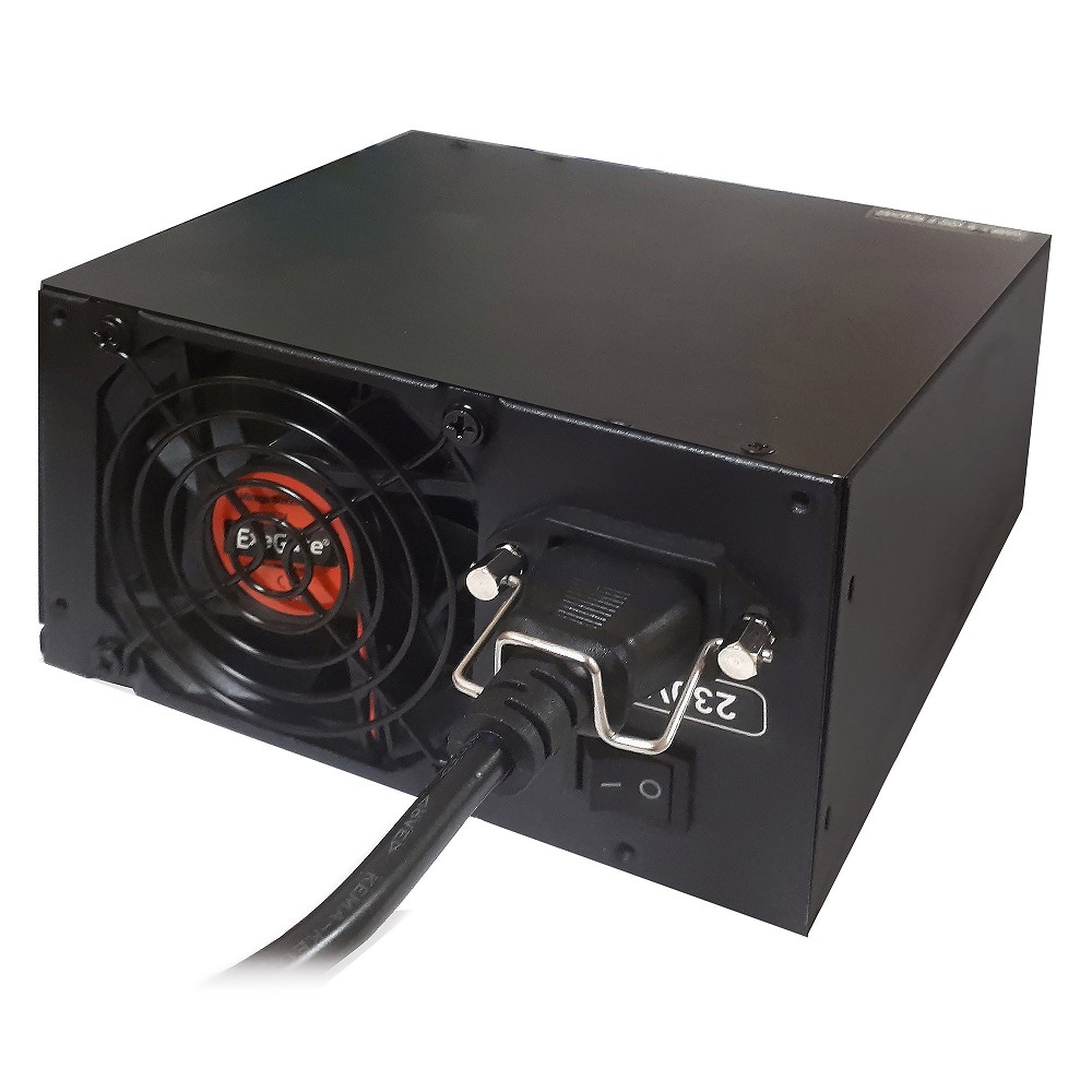 Exegate EX221641RUS-S Блок питания 500PPX RTL, ATX, SC, black, APFC, 14cm, 24p+(4+4)p PCI-E,4*IDE,5*SATA, FDD + кабель 220V с защитой от выдергивания