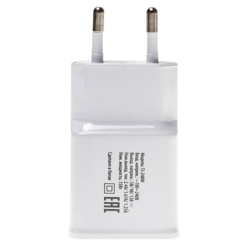 Buro TJ-248W Сетевое зар./устр. QC 3.0 2.4A (QC) универсальное белый (TJ-248W)