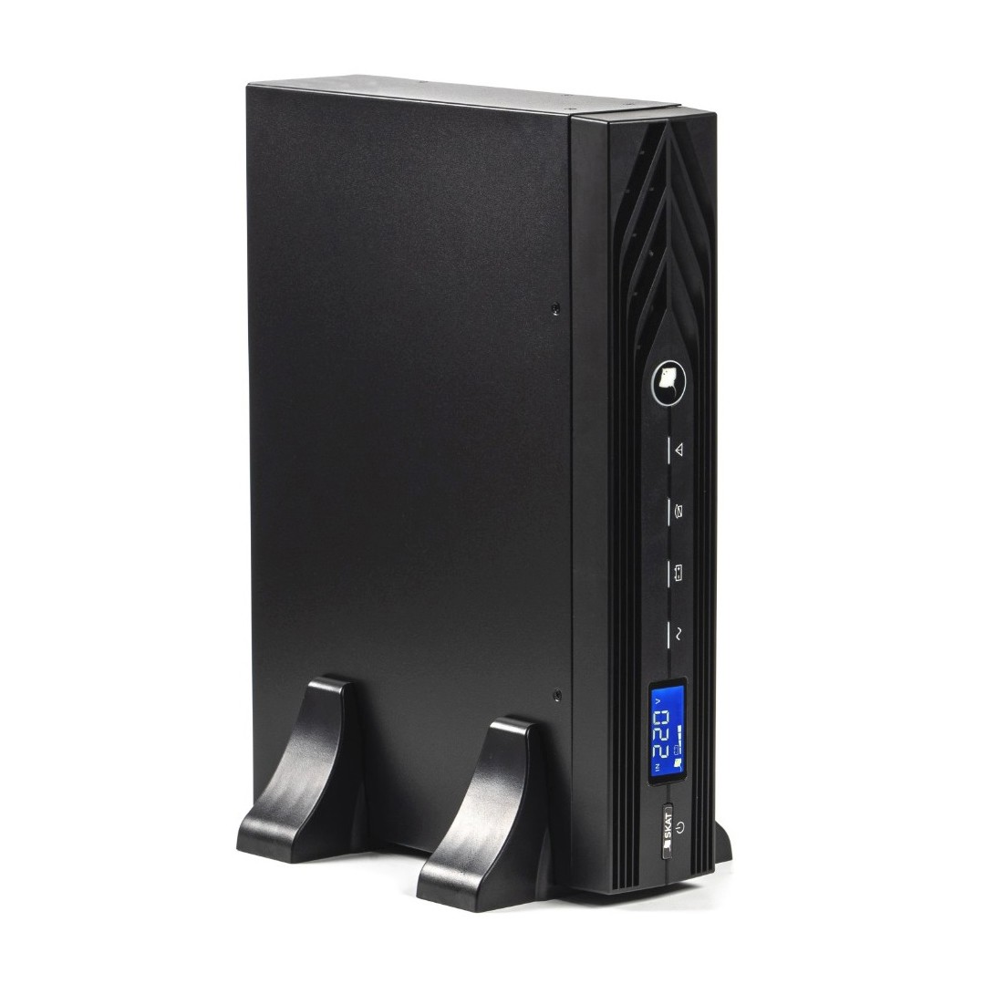 ИБП Бастион SKAT-UPS 1500 RACK исп.Е БЕЗ АКБ {Online, 1500ВА/1350Вт, стойка/на пол, 8x C13,  SNMP/USB/RS-232/EPO, БЕЗ АКБ (3 шт 40-120 Ач или 4 шт SKAT BC 36/18) МПТ} (8953)