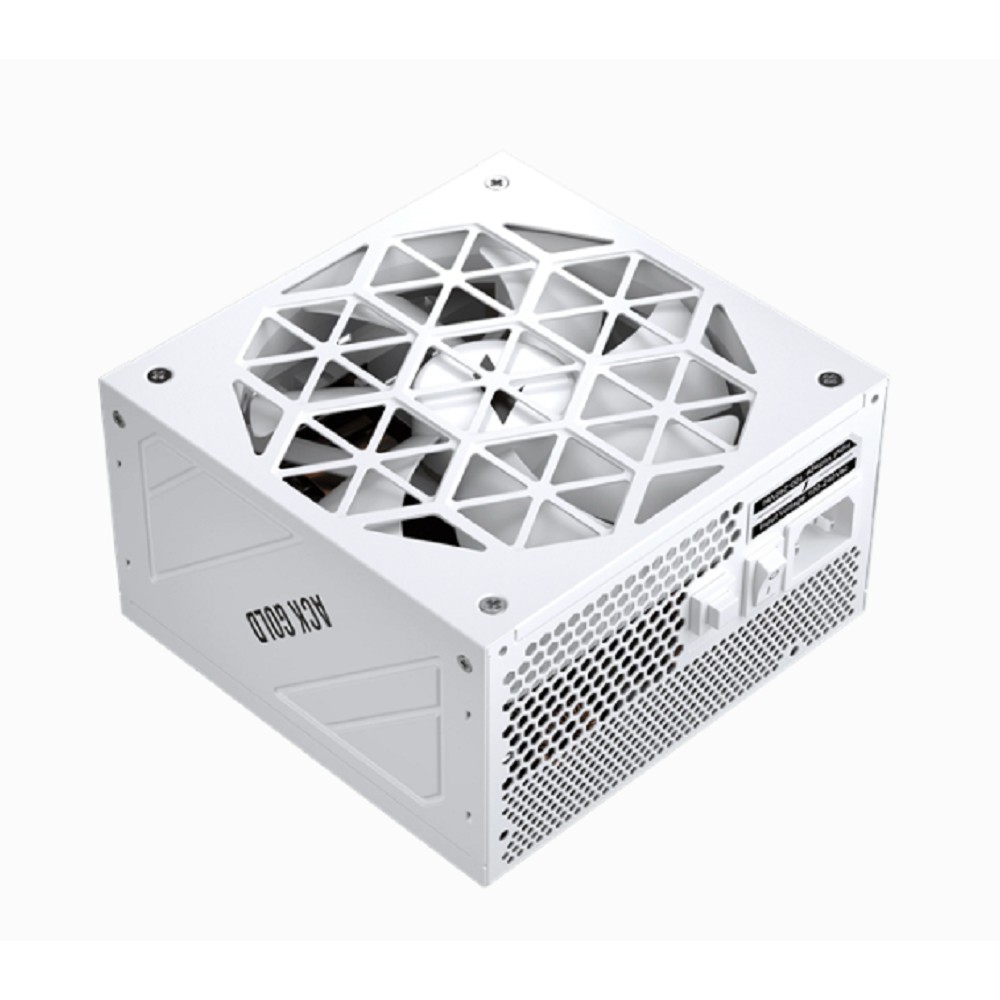 1STPLAYER ACK GOLD 850W White / ATX 3.1, PCle 5.1, APFC, 80 PLUS Gold, LLC+DC-DC, full Teapo caps, 140mm fan, full modular / HA-850BA2-WH