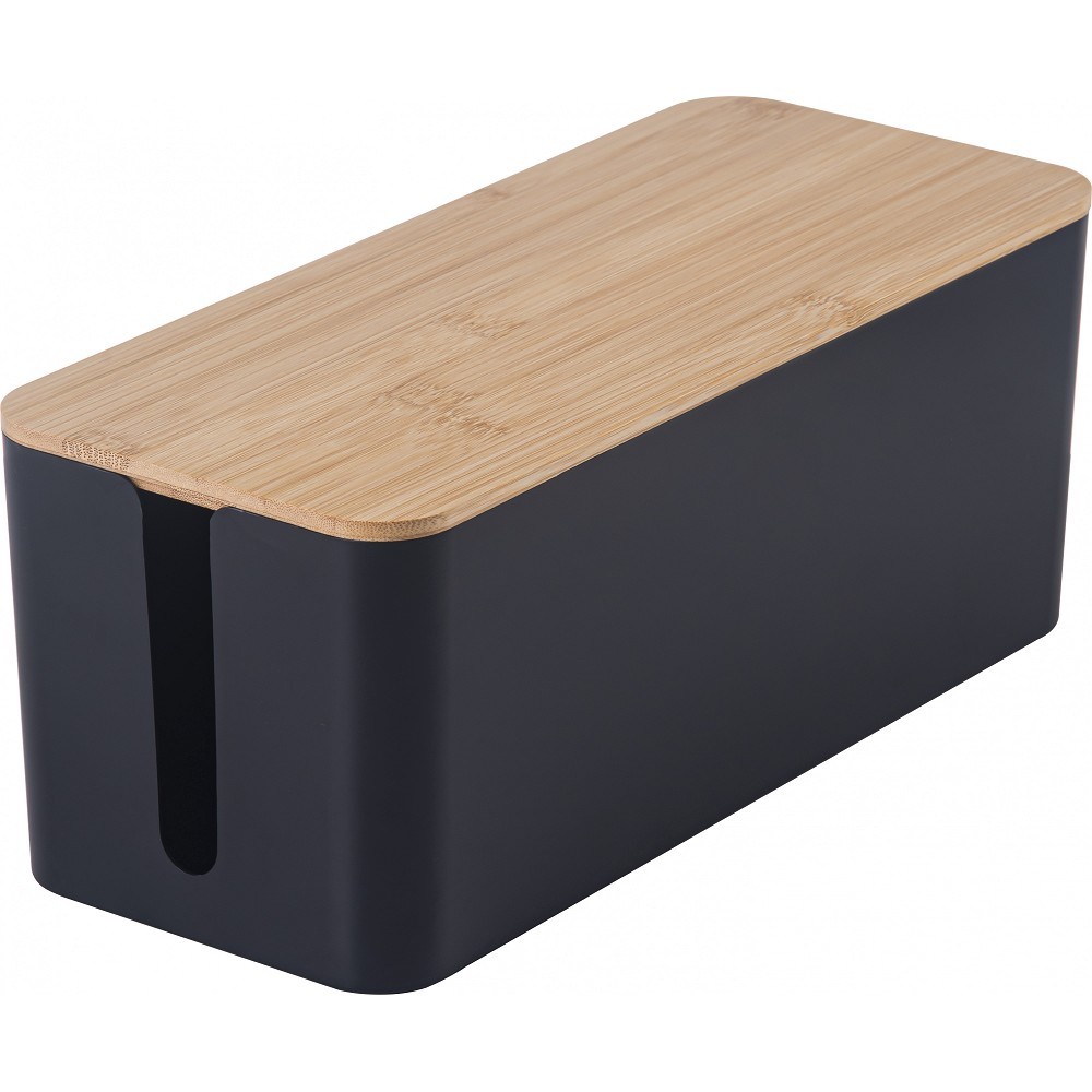 Органайзер Cactus CS-BOX-BL черный/бамбук