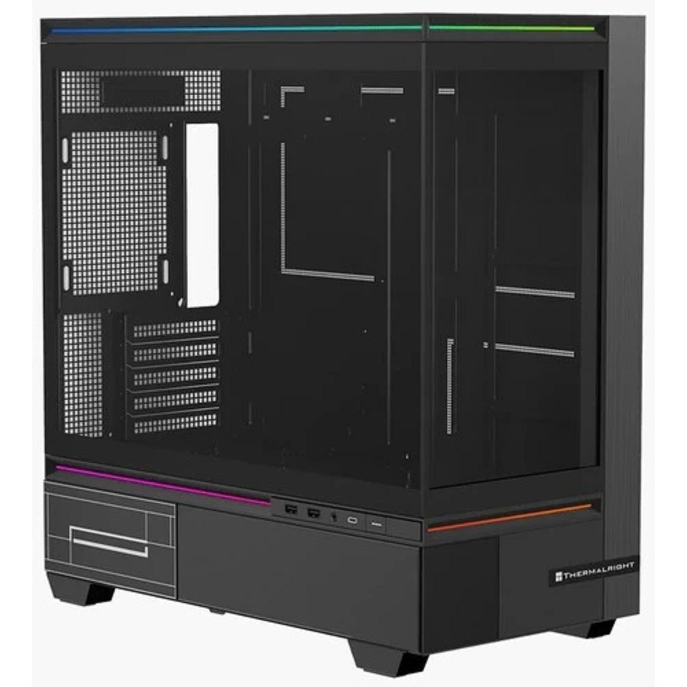 Thermalright Корпус M10 / Black / TG / USB TYPE-C / mATX  / TRTLM10B