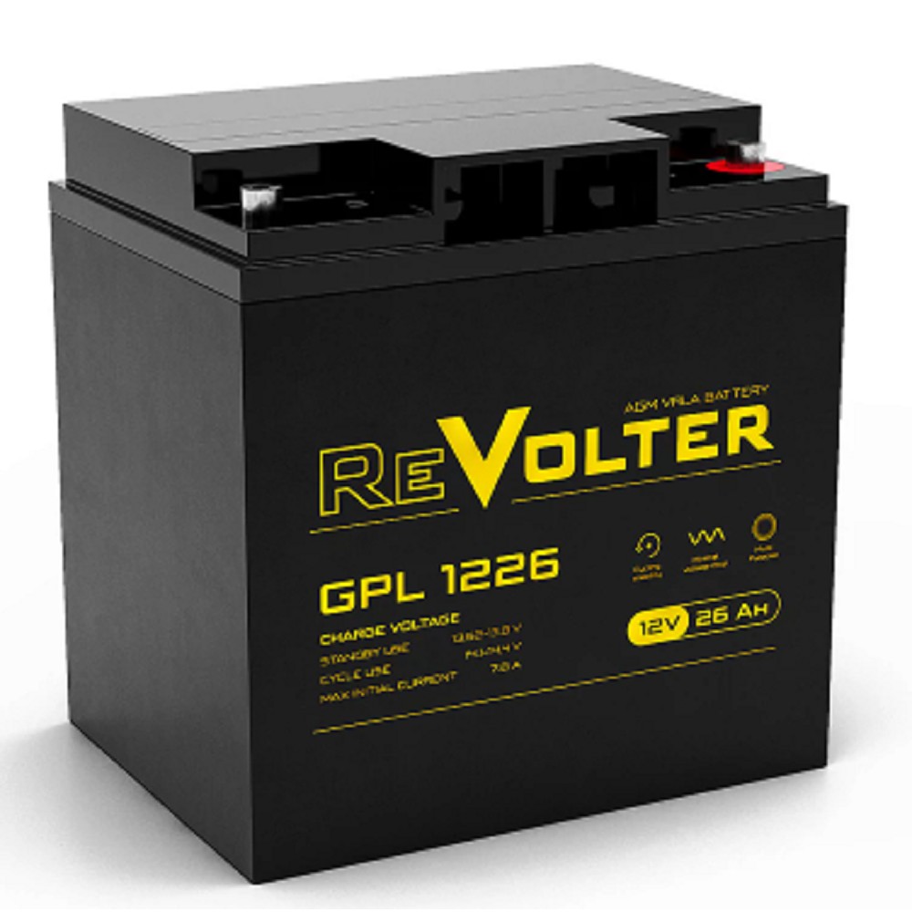 Revolter Аккумулятор GPL 1226 (12B/26Ач)