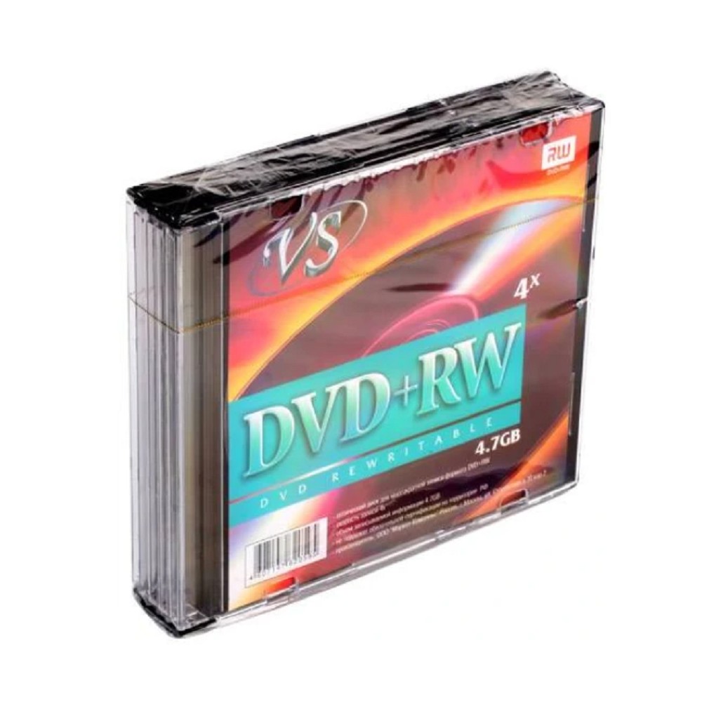 Повреждение упаковки VS DVD+RW 4,7 GB 4x SL/5 (620618)