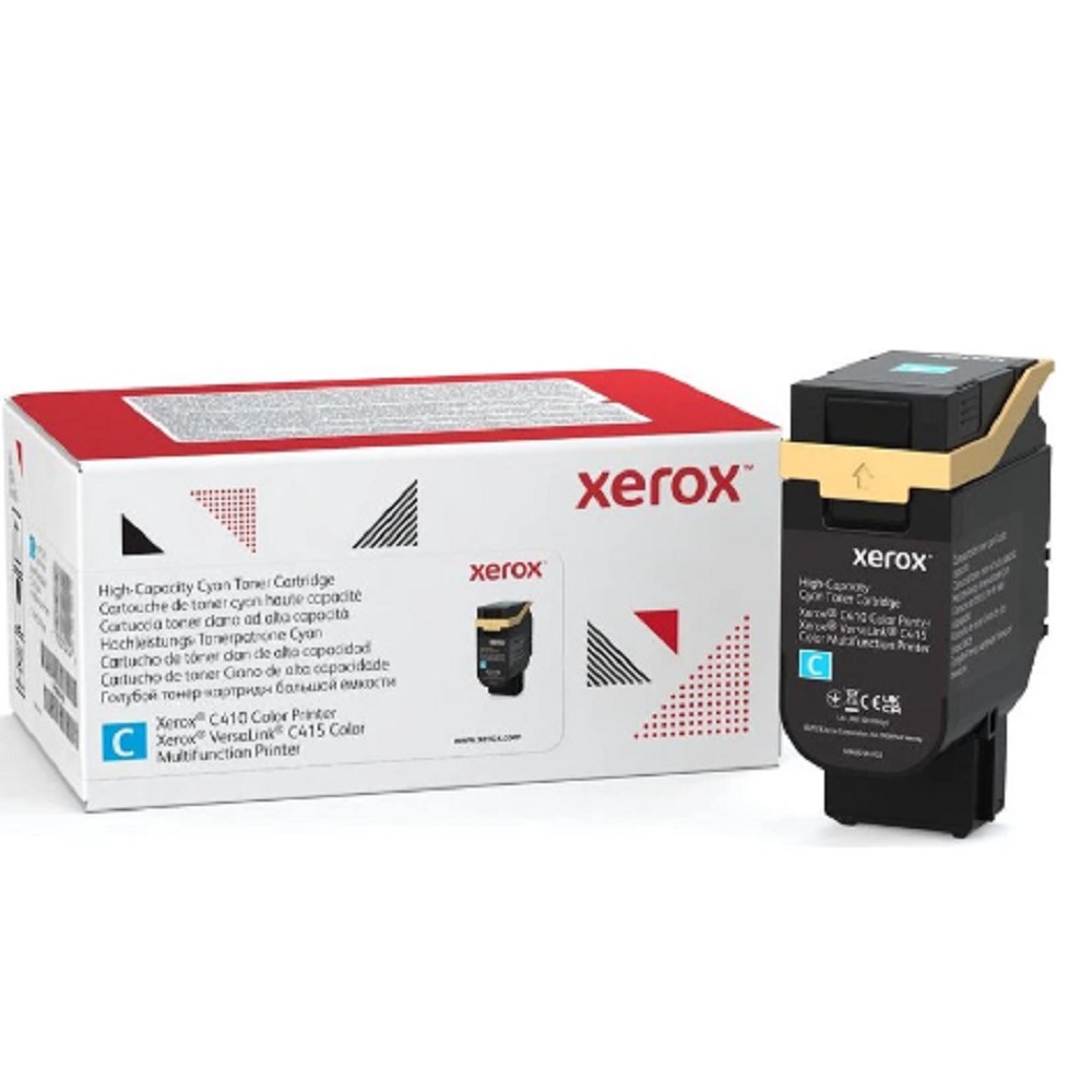 Голубой тонер картридж повышенной емкости (7K), для Xerox VersaLink C410/C415 (Original)