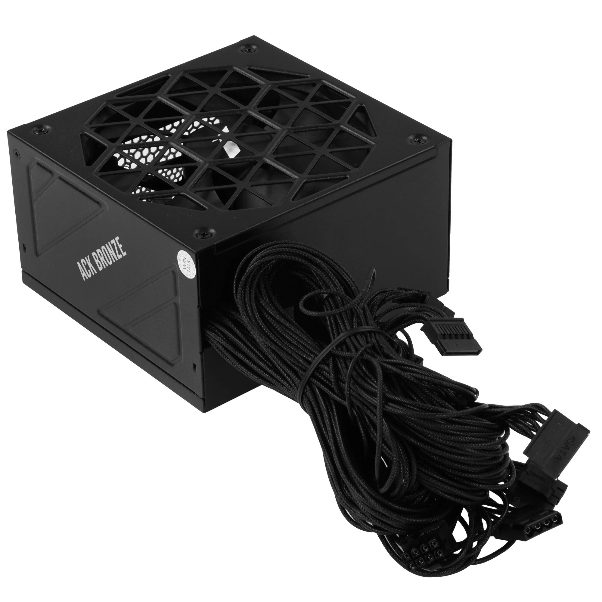 1STPLAYER ACK BRONZE 650W White / ATX 3.1, APFC, 80 PLUS Bronze, Double Forward, full Teapo caps, 140mm fan, non-modular / HA-650AA2-WH