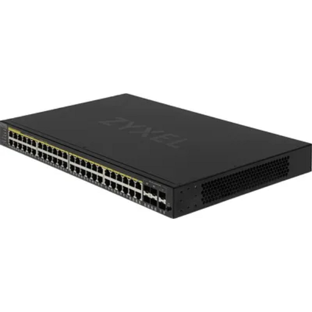 Zyxel NebulaFlex Pro GS2220-50HP, Гибридный L2 коммутатор PoE+ rack 19", 44xGE PoE+, 4xCombo (SFP/RJ-45 PoE+), 2xSFP, бюджет PoE 375 Вт, автономное/облачное управление