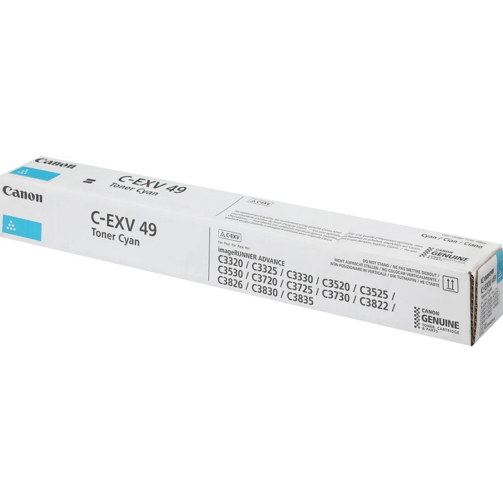 Canon C-EXV49C 8525B002 Тонер-картридж для серии iR-ADV C33xx, 3520I Голубой. 19000 страниц