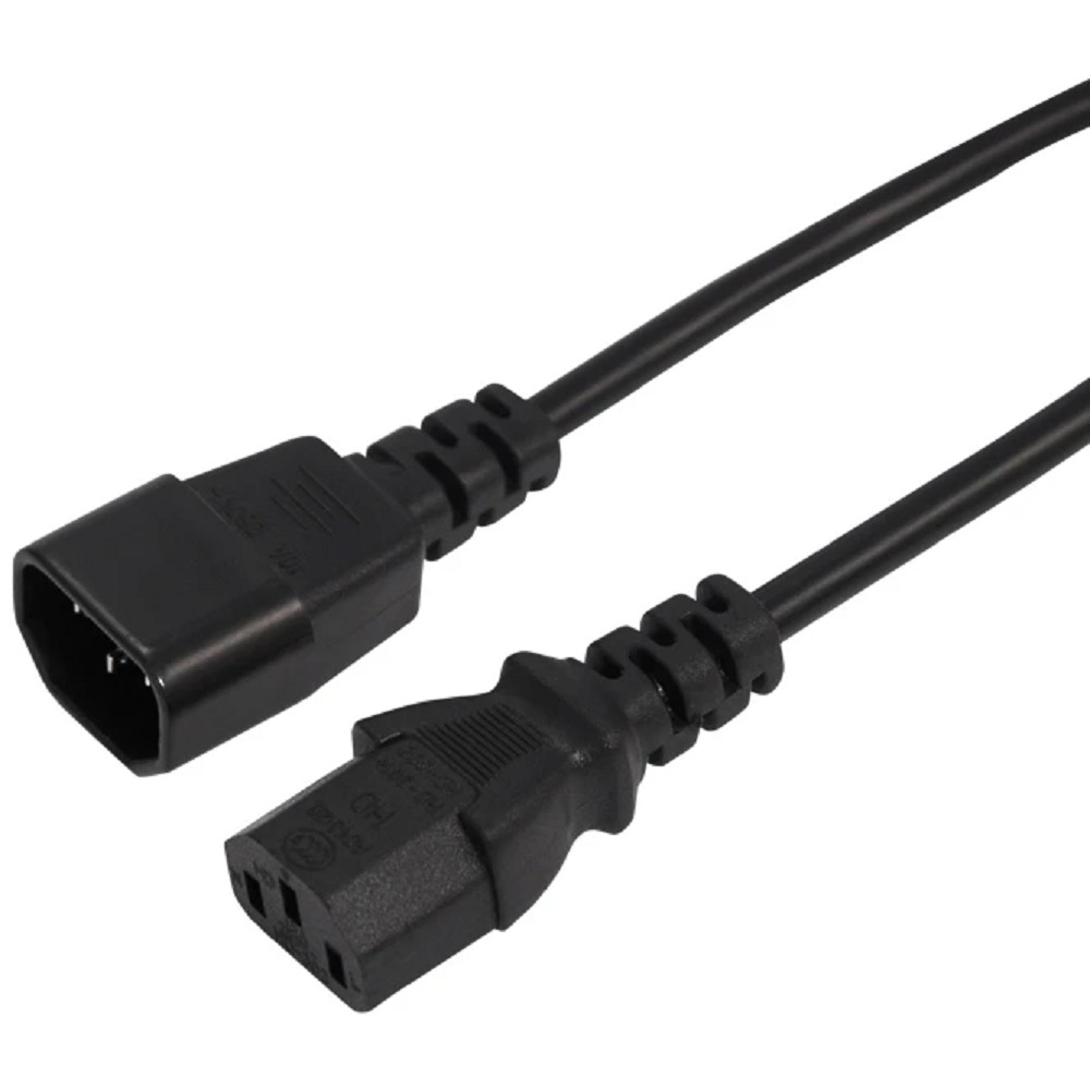 Rexant (04-2722) Шнур сетевой IEC 320 C13 – IEC 320 C14 3x0,75мм?, длина 1,2м