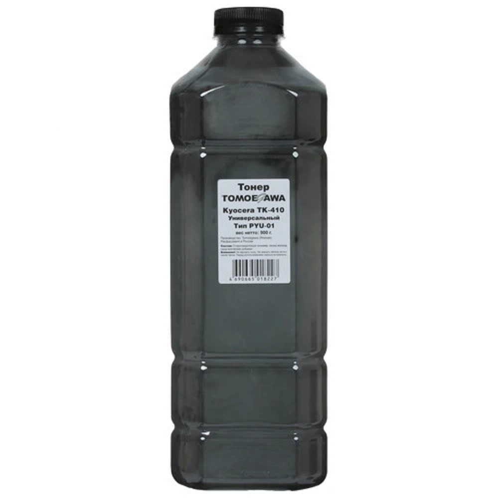 Tomoegawa Тонер для Kyocera универсальный ТК-410 Тип PYU-01, 900 г, канистра